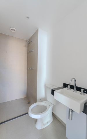 Studio para alugar com 28m², 1 quarto e sem vaga Studio para alugar com 28m², 1 quarto e sem vagaBanheiro