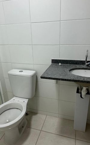 Apartamento para alugar com 58m², 2 quartos e 1 vaga Apartamento para alugar com 58m², 2 quartos e 1 vagaBanheiro quarto 2