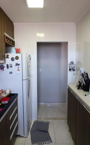 Apartamento à venda com 55m², 2 quartos e 1 vagaCozinha e Área de Serviço