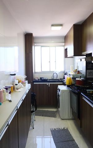 Apartamento à venda com 55m², 2 quartos e 1 vagaCozinha e Área de Serviço