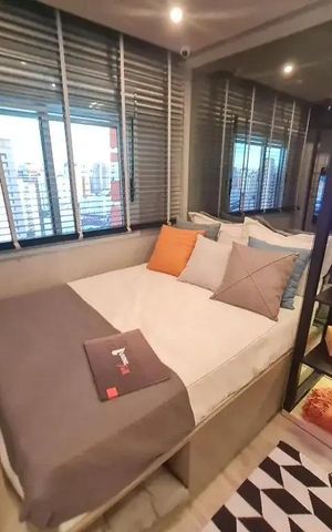 Apartamento à venda com 25m², 1 quarto e sem vaga