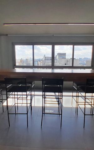 Apartamento à venda com 25m², 1 quarto e sem vaga