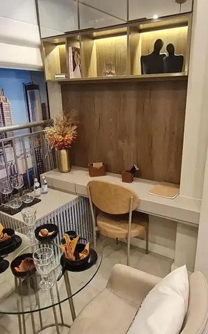 Apartamento à venda com 25m², 1 quarto e sem vaga