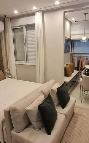 Apartamento à venda com 25m², 1 quarto e sem vaga