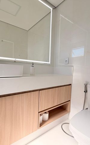Apartamento à venda com 113m², 3 quartos e 2 vagasBanheiro da Suíte