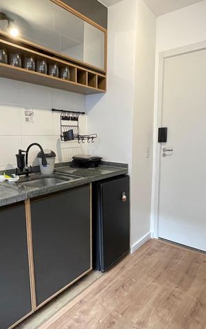 Apartamento para alugar com 25m², 1 quarto e sem vaga Apartamento para alugar com 25m², 1 quarto e sem vagaCozinha