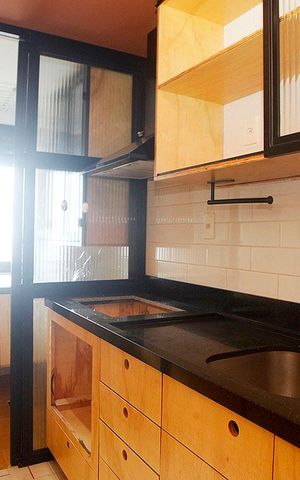 Apartamento à venda com 56m², 1 quarto e 1 vagaCozinha + Área de Serviço