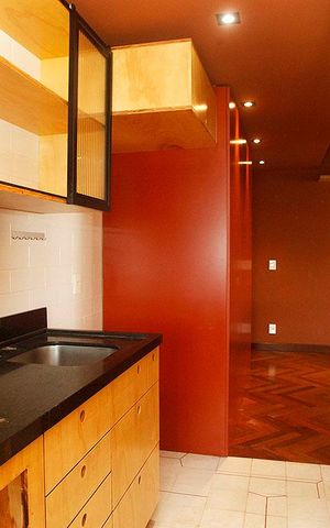 Apartamento à venda com 56m², 1 quarto e 1 vagaCozinha + Área de Serviço