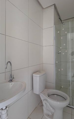 Apartamento para alugar com 36m², 2 quartos e sem vaga Apartamento para alugar com 36m², 2 quartos e sem vagaBanheiro