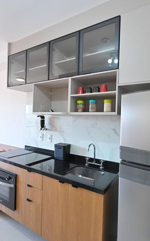 Studio à venda com 30m², 1 quarto e sem vagaCozinha