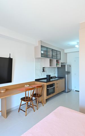 Studio à venda com 30m², 1 quarto e sem vagaSala/Quarto