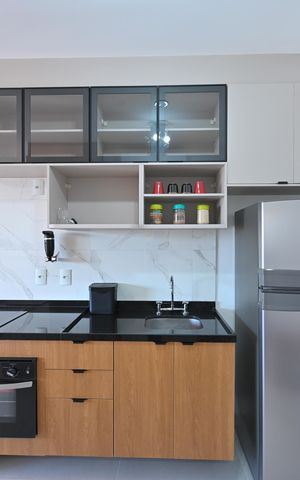 Studio à venda com 30m², 1 quarto e sem vagaCozinha