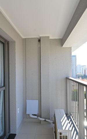 Studio à venda com 30m², 1 quarto e sem vagaVaranda