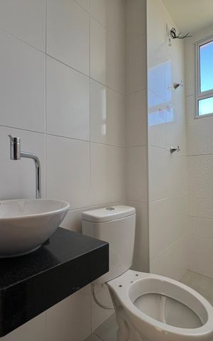 Apartamento para alugar com 50m², 2 quartos e 1 vaga Apartamento para alugar com 50m², 2 quartos e 1 vagaBanheiro Social