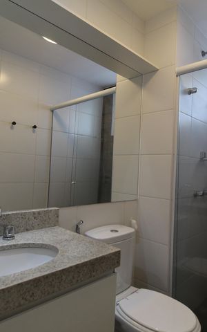Apartamento para alugar com 80m², 2 quartos e 1 vagaBanheiro Social