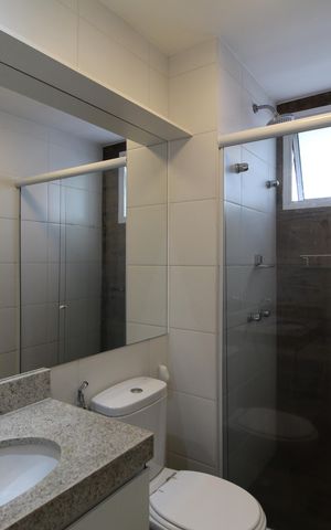 Apartamento para alugar com 80m², 2 quartos e 1 vagaBanheiro Social