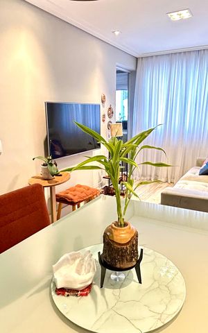 Apartamento para alugar com 59m², 2 quartos e 1 vaga Apartamento para alugar com 59m², 2 quartos e 1 vagaSala
