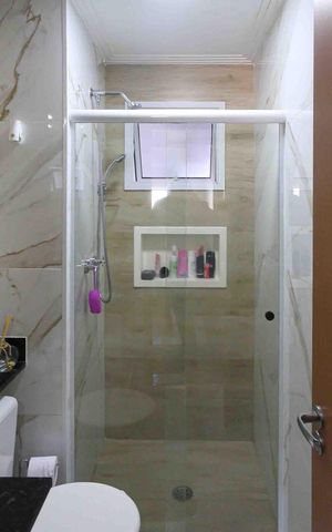 Apartamento à venda com 73m², 3 quartos e 1 vaga Apartamento à venda com 73m², 3 quartos e 1 vagaBanheiro da Social