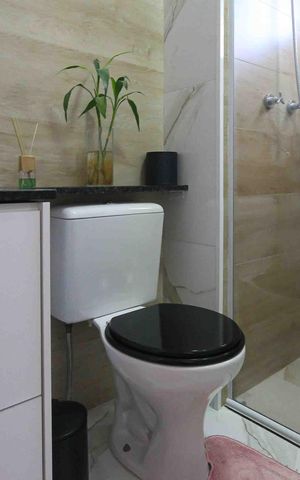 Apartamento à venda com 73m², 3 quartos e 1 vaga Apartamento à venda com 73m², 3 quartos e 1 vagaBanheiro da Suite