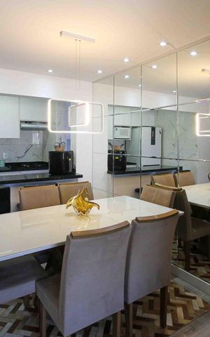 Apartamento à venda com 73m², 3 quartos e 1 vaga Apartamento à venda com 73m², 3 quartos e 1 vagaSala de jantar