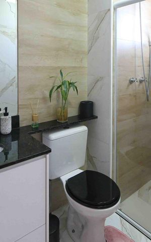 Apartamento à venda com 73m², 3 quartos e 1 vaga Apartamento à venda com 73m², 3 quartos e 1 vagaBanheiro da Suite
