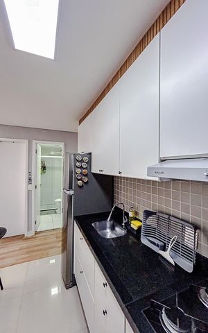 Apartamento para alugar com 33m², 2 quartos e sem vagaCozinha e Área de Serviço