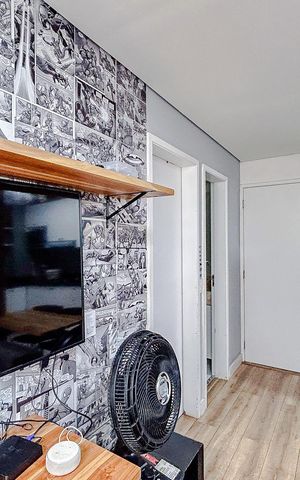 Apartamento para alugar com 33m², 2 quartos e sem vagaSala