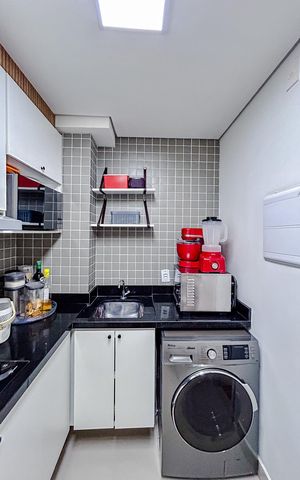 Apartamento para alugar com 33m², 2 quartos e sem vagaCozinha e Área de Serviço