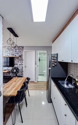 Apartamento para alugar com 33m², 2 quartos e sem vagaCozinha e Área de Serviço