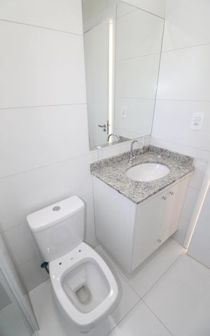 Apartamento para alugar com 62m², 3 quartos e 2 vagasBanheiro da Suíte