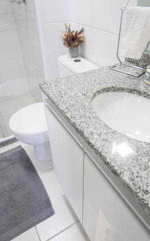 Apartamento à venda com 64m², 2 quartos e 2 vagasBanheiro 