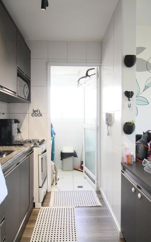 Apartamento à venda com 64m², 2 quartos e 2 vagasCozinha