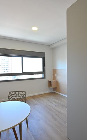 Studio para alugar com 24m², 1 quarto e sem vagaSala/Quarto