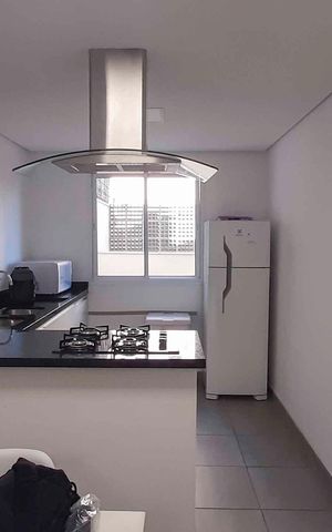 Apartamento para alugar com 55m², 1 quarto e 1 vaga