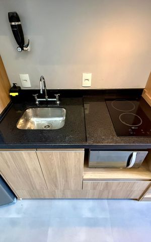 Apartamento à venda com 27m², 1 quarto e sem vaga Apartamento à venda com 27m², 1 quarto e sem vagaCozinha