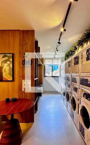 Apartamento à venda com 27m², 1 quarto e sem vaga Apartamento à venda com 27m², 1 quarto e sem vagaLavanderia