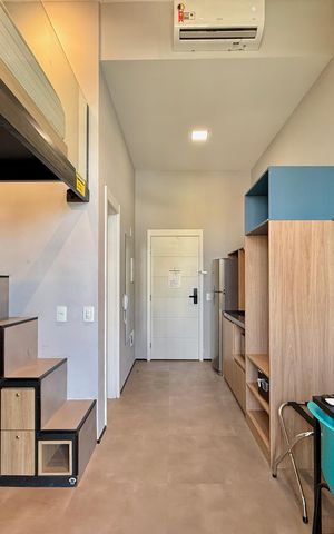 Apartamento à venda com 27m², 1 quarto e sem vaga Apartamento à venda com 27m², 1 quarto e sem vagaSala