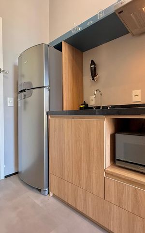 Apartamento à venda com 27m², 1 quarto e sem vaga Apartamento à venda com 27m², 1 quarto e sem vagaCozinha