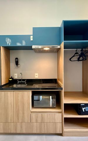 Apartamento à venda com 27m², 1 quarto e sem vaga Apartamento à venda com 27m², 1 quarto e sem vagaCozinha