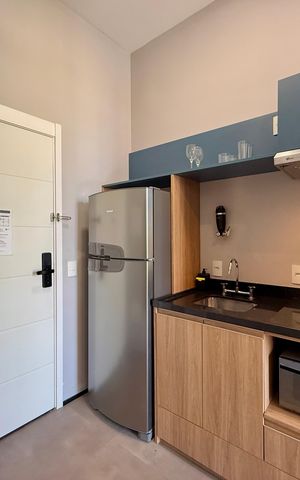 Apartamento à venda com 27m², 1 quarto e sem vaga Apartamento à venda com 27m², 1 quarto e sem vagaCozinha