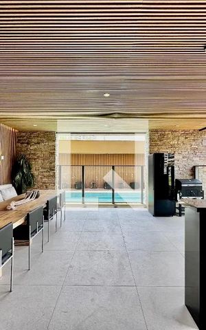 Apartamento à venda com 27m², 1 quarto e sem vaga Apartamento à venda com 27m², 1 quarto e sem vagaBar Piscina