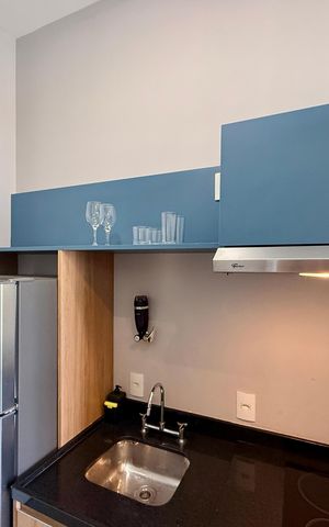 Apartamento à venda com 27m², 1 quarto e sem vaga Apartamento à venda com 27m², 1 quarto e sem vagaCozinha