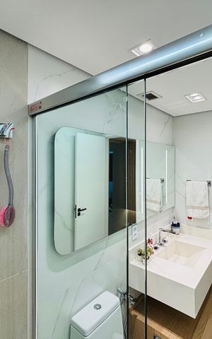 Apartamento à venda com 106m², 3 quartos e 2 vagas Apartamento à venda com 106m², 3 quartos e 2 vagasBanheiro