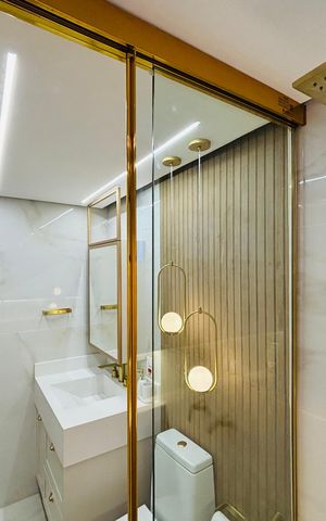 Apartamento à venda com 106m², 3 quartos e 2 vagas Apartamento à venda com 106m², 3 quartos e 2 vagasBanheiro Suíte