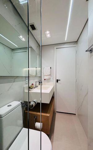 Apartamento à venda com 106m², 3 quartos e 2 vagas Apartamento à venda com 106m², 3 quartos e 2 vagasBanheiro