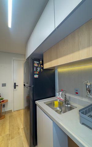 Apartamento à venda com 43m², 1 quarto e 1 vagaSala e Cozinha