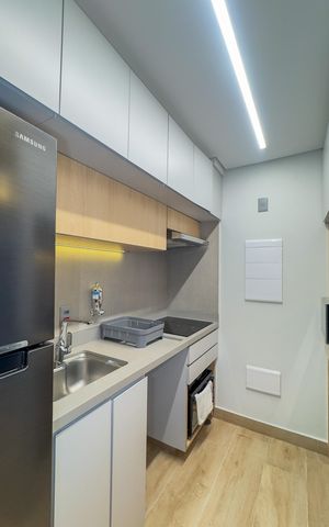 Apartamento à venda com 43m², 1 quarto e 1 vagaSala e Cozinha