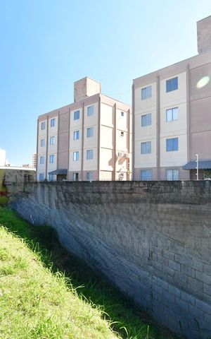 Apartamento à venda com 48m², 2 quartos e 1 vagaFachada do bloco / Placa