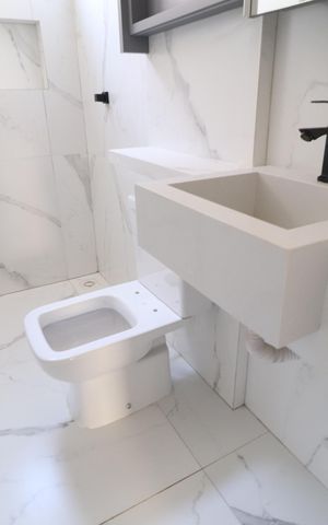 Apartamento para alugar com 82m², 3 quartos e 2 vagasBanheiro Social