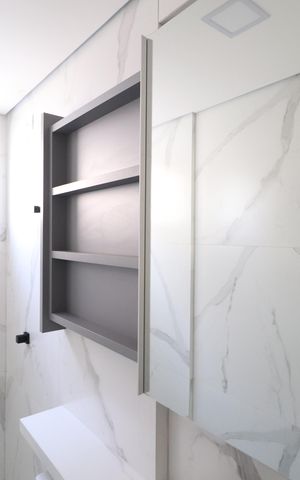 Apartamento para alugar com 82m², 3 quartos e 2 vagasBanheiro Social